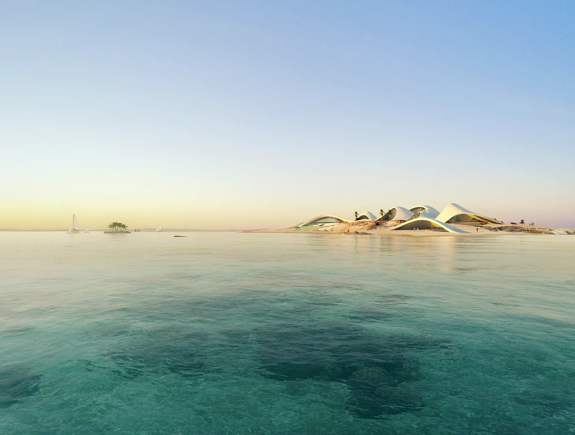 Complejo hotelero Shurayrah Island en NEOM, Arabia Saudita