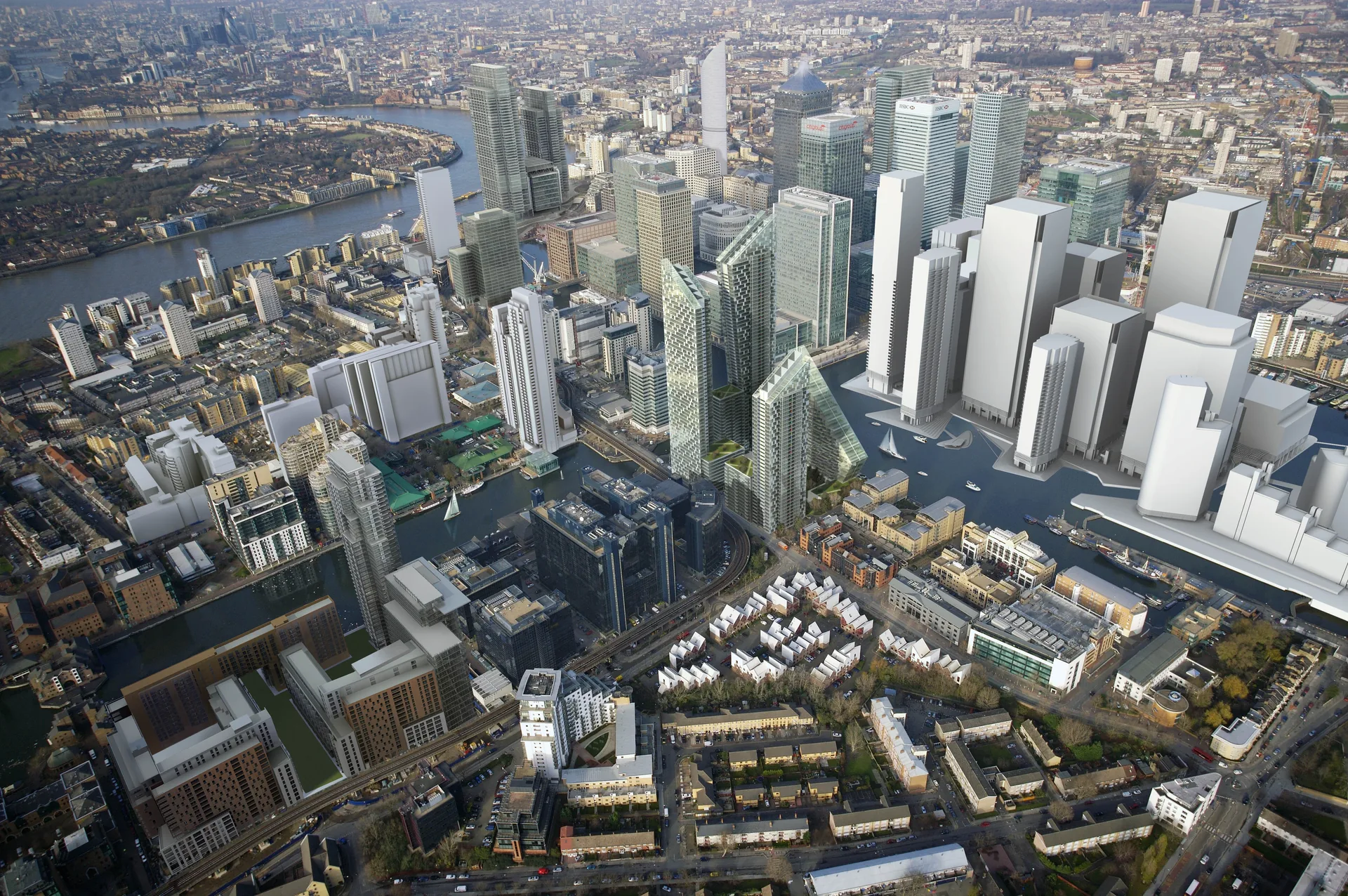 Proyecto de uso mixto Thames Quay en Londres, Reino Unido